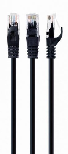 Gembird PATCH CABLE CAT6 UTP 1.5M/BLACK PP6U-1.5M/BK