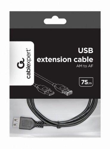 Gembird CC-USB2-AMAF-75CM/300-BK USB