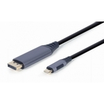 Gembird CABLE USB-C TO DP 1.8M/GREY CC-USB3C-DPF-01-6