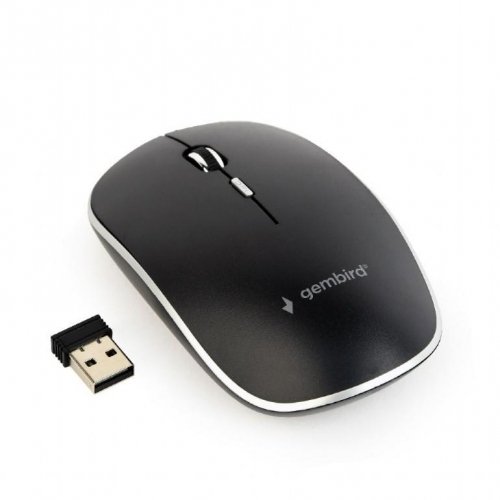 Gembird MOUSE USB OPTICAL WRL BLACK/MUSW-4BS-01