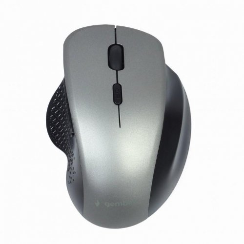 Gembird MOUSE USB OPTICAL WRL BLACK/SP. GREY MUSW-6B-02-BG