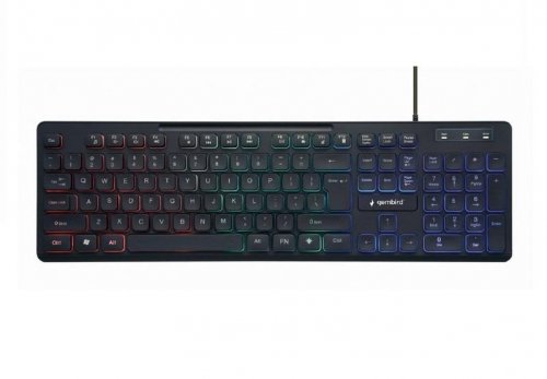 Gembird KEYBOARD MULTIMEDIA USB ENG/BLACK KB-UML3-02