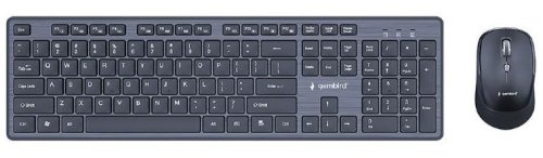 Gembird KEYBOARD +MOUSE WRL ENG/DESKTOP BK KBS-WCH-04