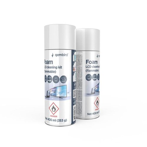 Gembird CLEANING KIT LCD FOAM 400ML/CK-LCD-08