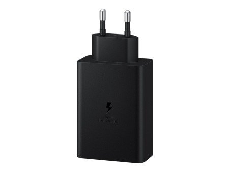Samsung 65W Power Adapter Trio Type-Cx2, USBx1 Black