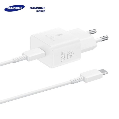 Samsung 25W Power Adapter Type-C (with cable) White