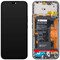 LCD screen Honor 400 Lite with touch screen with frame and battery Black original (service pack)