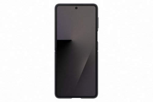 Samsung Galaxy Flip7 Silicone Case with Ring Black