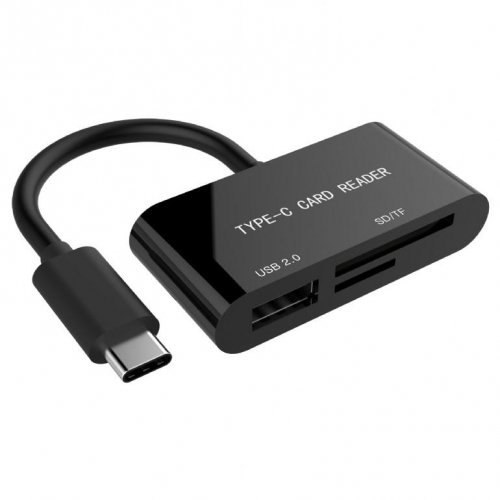 Gembird MEMORY READER USB-C SD/COMBO UHB-CR3-02