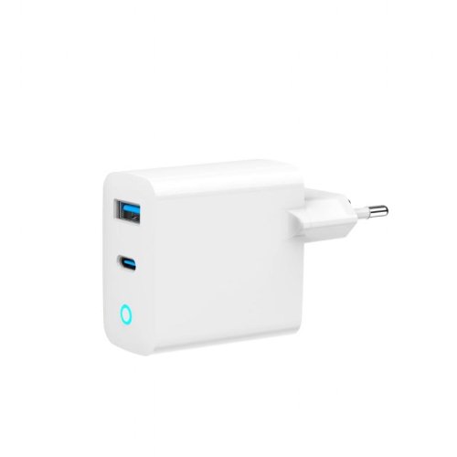Gembird CHARGER USB 65W 2PORT/TA-UC-PDQC65L-W-01