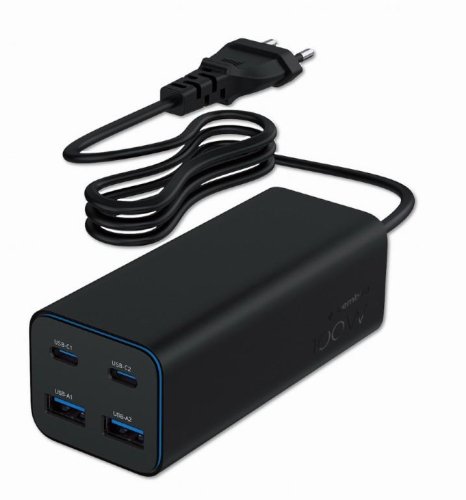 Gembird CHARGER USB UNIVERSAL 4P 100W/TA-UC-2A2C-PD100-01-BK