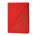 Western digital External HDD||My Passport|4TB|USB 2.0|USB 3.0|USB 3.2|Colour Red|WDBPKJ0040BRD-WESN