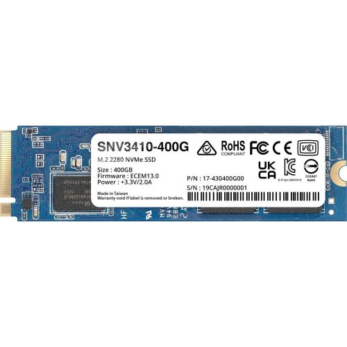 Synology SNV3410 400GB M.2 NVMe SSD