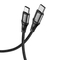 Hoco cable Type C to Type C 100W X50 1m black