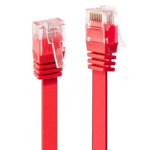 Lindy CABLE CAT6 U/UTP 5M/RED 47514