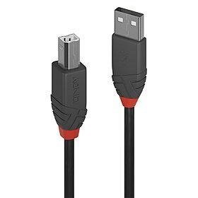 Lindy CABLE USB2 A-B 10M/ANTHRA 36677