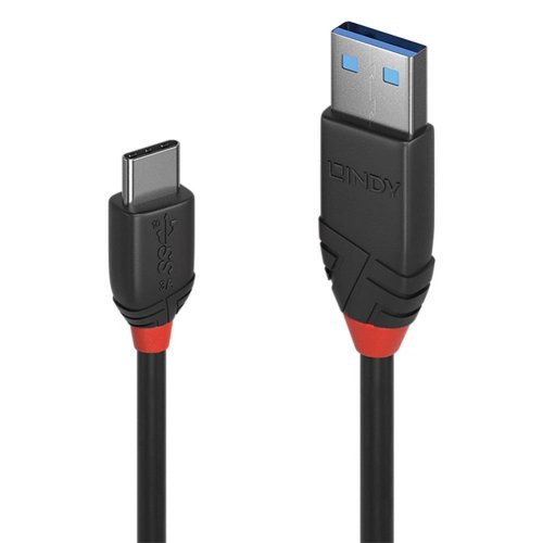 Lindy CABLE USB3.2 A-C 0.5M/BLACK 36915