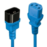 Lindy CABLE POWER IEC EXTENSION 1M/BLUE 30471