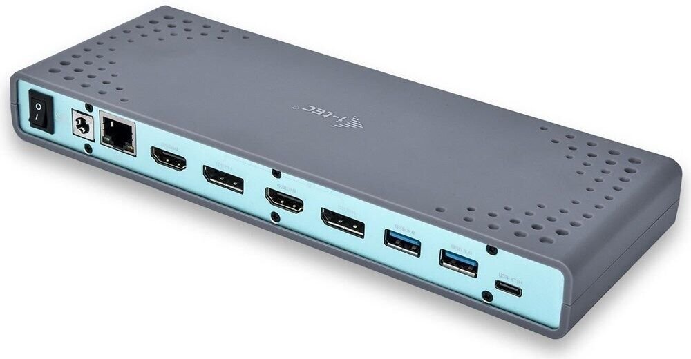 i-tec USB-C/A 4K Dual Display Docking Station CADUAL4KDOCK Dock stacija