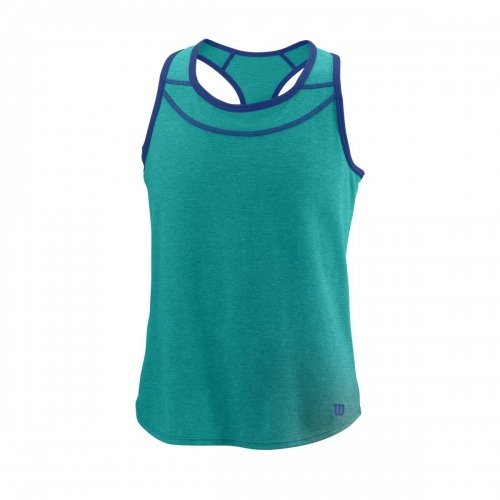 Wilson jr apparel MEITEŅU SACENSĪBU KREKLS II Tropical Green Heather / Mazarine Blue