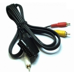 Estar Cable Black SCART - 3RCA Black
