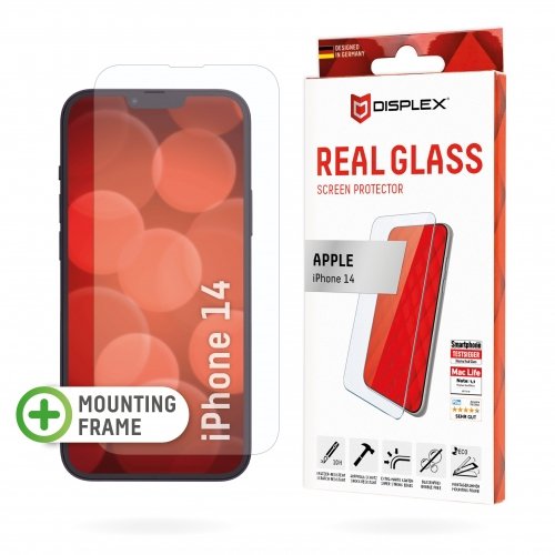Apple iPhone 14 Real 2D Screen Glass By Displex Transparent