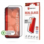 Apple iPhone 12/12 Pro Full Cover 3D Screen Glass By Displex Black