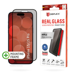 Apple iPhone 15/15 Pro Real 3D Screen Privacy Glass By Displex Black