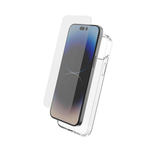 Myway Apple iPhone 15 Plus Pack Soft Cover+2D Screen Glass By My Way Transparent