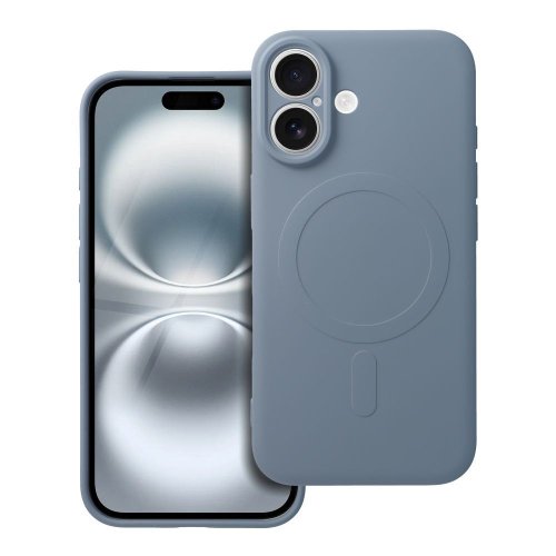 Apple Mag Cover silicone case Iphone 17 light blue