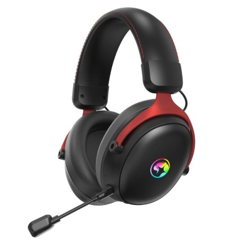 Marvo HG9067W Tactic X Pro RGB Wireless Gaming Headphones | BT, 2.4G, USB-C | Black