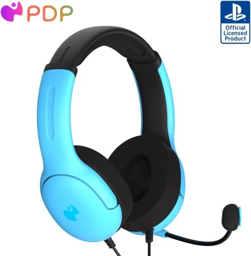 PDP AIRLITE Wired Stereo Gaming Headset (Neptune Blue) for PS5/PS4/PC