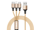 Ilike Charging Cable 3 in 1 CCI02 Gold