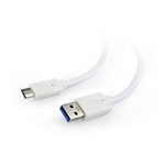 Kabelis Gembird CABLE USB-C TO USB3 0.5M WHITE/CCP-USB3-AMCM-W-0.5M