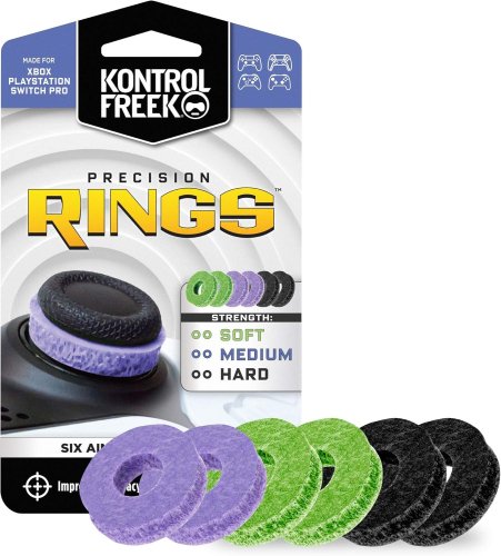 Kontrolfreek - Precision Rings | PS4/PS5, Xbox One, X, Switch Pro, Scuf  | Black, Purple, Green
