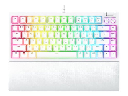 Razer BlackWidow V4 75% wired mechanical keyboard (Orange switch, US)