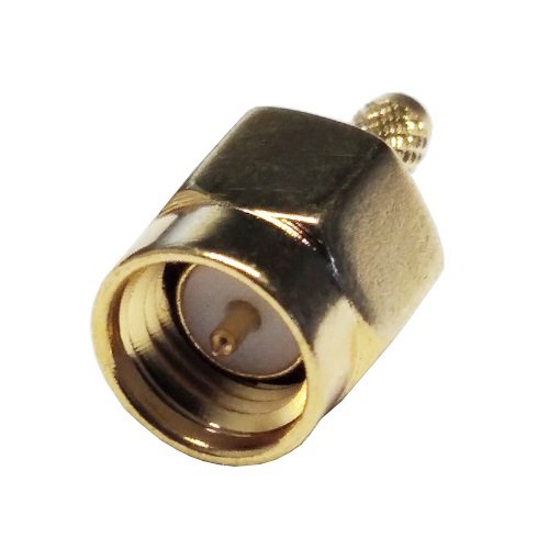 Hismart SMA-male Crimp Connector for RG174 Cable