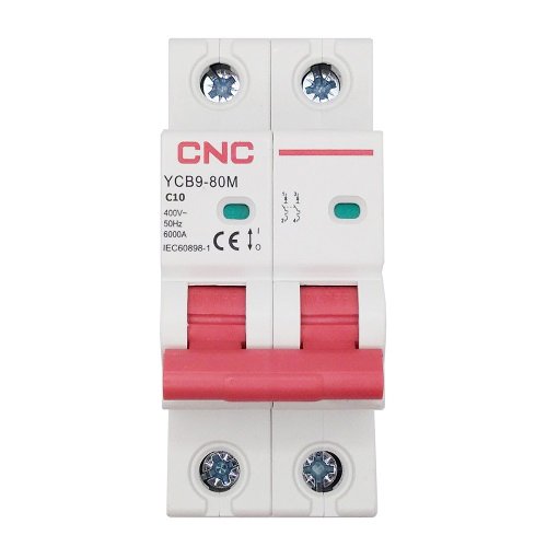 CNC Miniature Circuit Breaker, 2P, 10A, Class C, 6kA