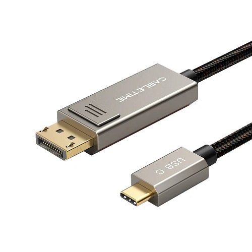 Cabletime Cable USB Type-C to DisplayPort, 8K, 2m