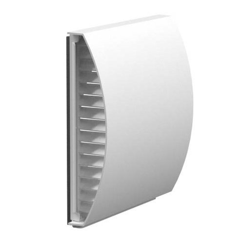 Hismart Curved Rain Shield for Single Room Energy Recovery Ventilator, Plastic