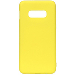 Evelatus Galaxy S10e Nano Silicone Case Soft Touch TPU Samsung Yellow
