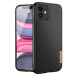 Dux ducis iPhone 11 Fino case covered with nylon material Apple Black