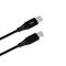 Ilike CTT01 Izturīgs TPE USB-C uz USB-C (Type-C) Ātra 3.1A Datu un Lādētāja Vads 1m Melns