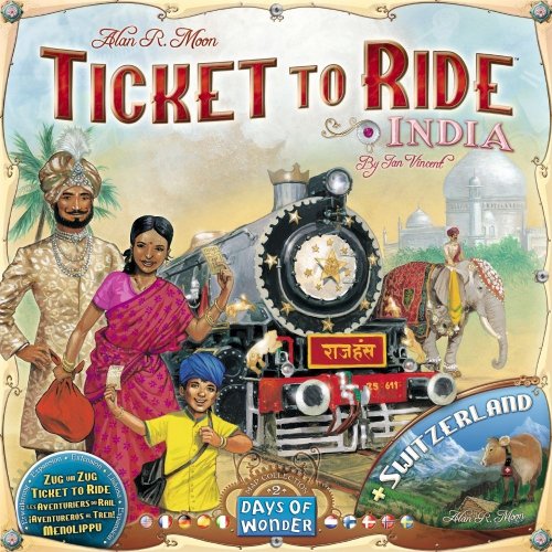 Days of wonder Ticket to Ride Map Collection 2: India &amp; Switzerland