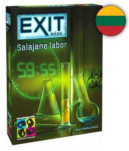 Brain games EXiT: Slapta laboratorija | LT