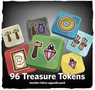 Breaking games Dwellings of Eldervale - Wooden Upgrade Treasure and Trove Tokens