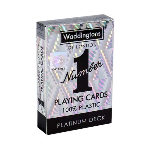 Winning moves Classic Platinum Waddingtons Number 1 Playing Cards