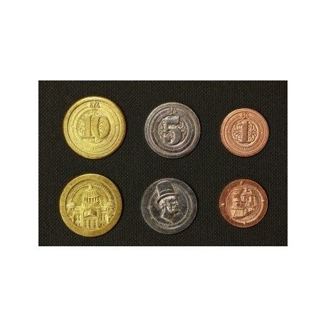 Vesuvius media Metal Industrial Coins Set (50 vnt.)