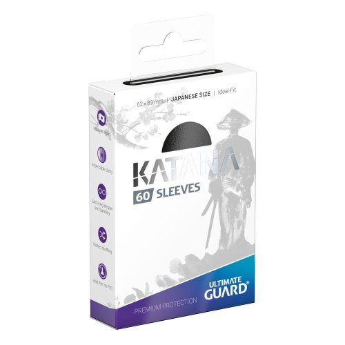 Ultimate guard Katana Sleeves Japanese Size (60) - Black