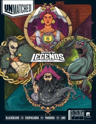 Iello Unmatched: Battle of Legends, Volume Three